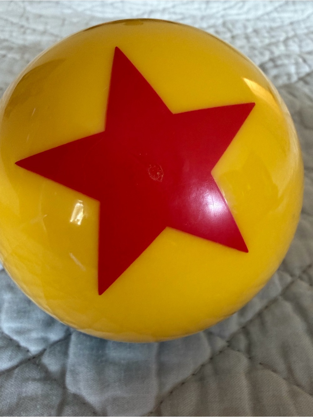 Disney Pixar Luxo Ball Toy Story 4” Yellow Red Star Blue Disney Parks